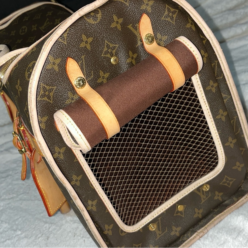 Louis Vuitton Brown Monogram Pet Carrier